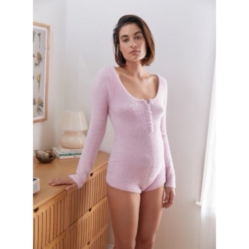 Urban Outfitters Out From Under Fuzzy Romper